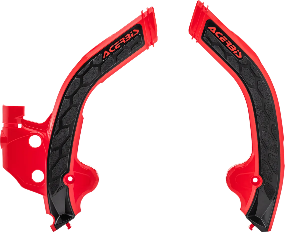 ACERBIS X-Grip Frame Guards - Red/Black 2801941018