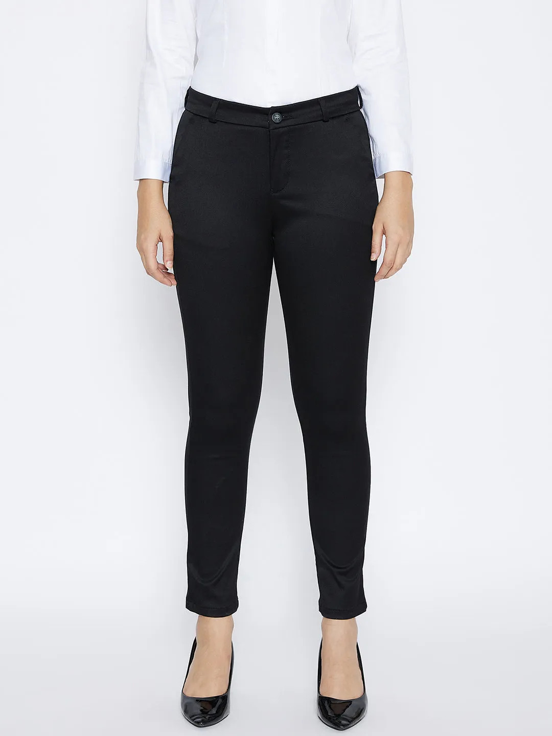 Black Slim Trousers
