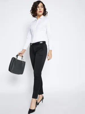 Black Slim Trousers