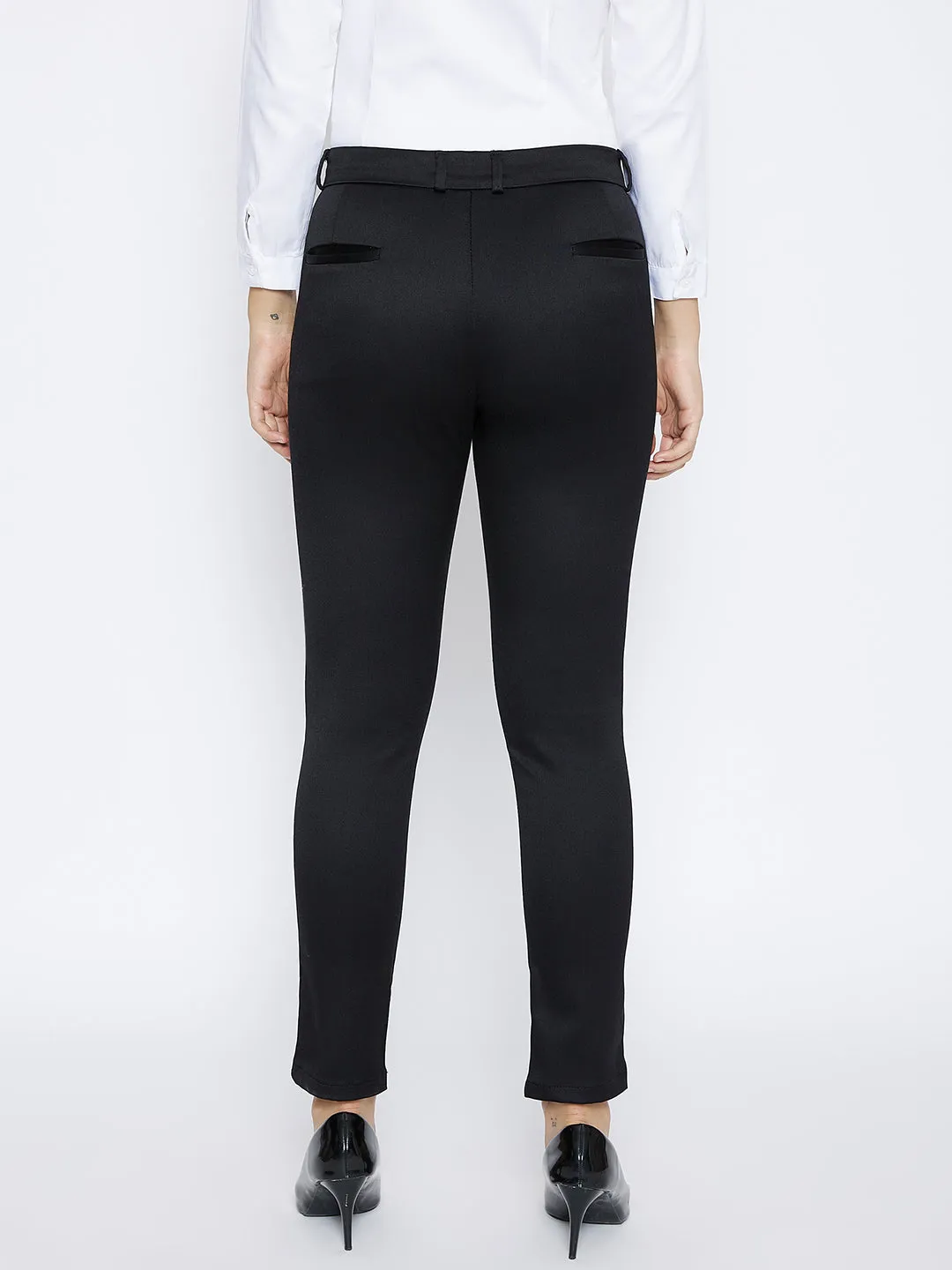 Black Slim Trousers