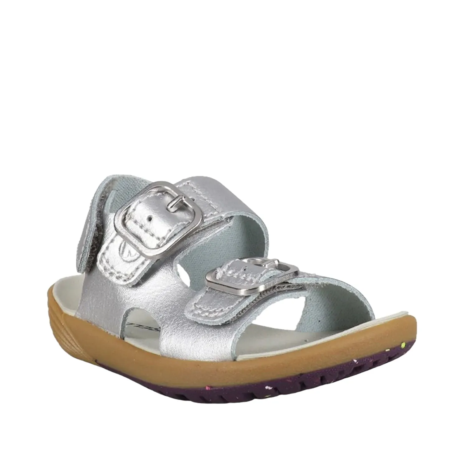 Merrell Kids' Bare Steps Sandal in Argento