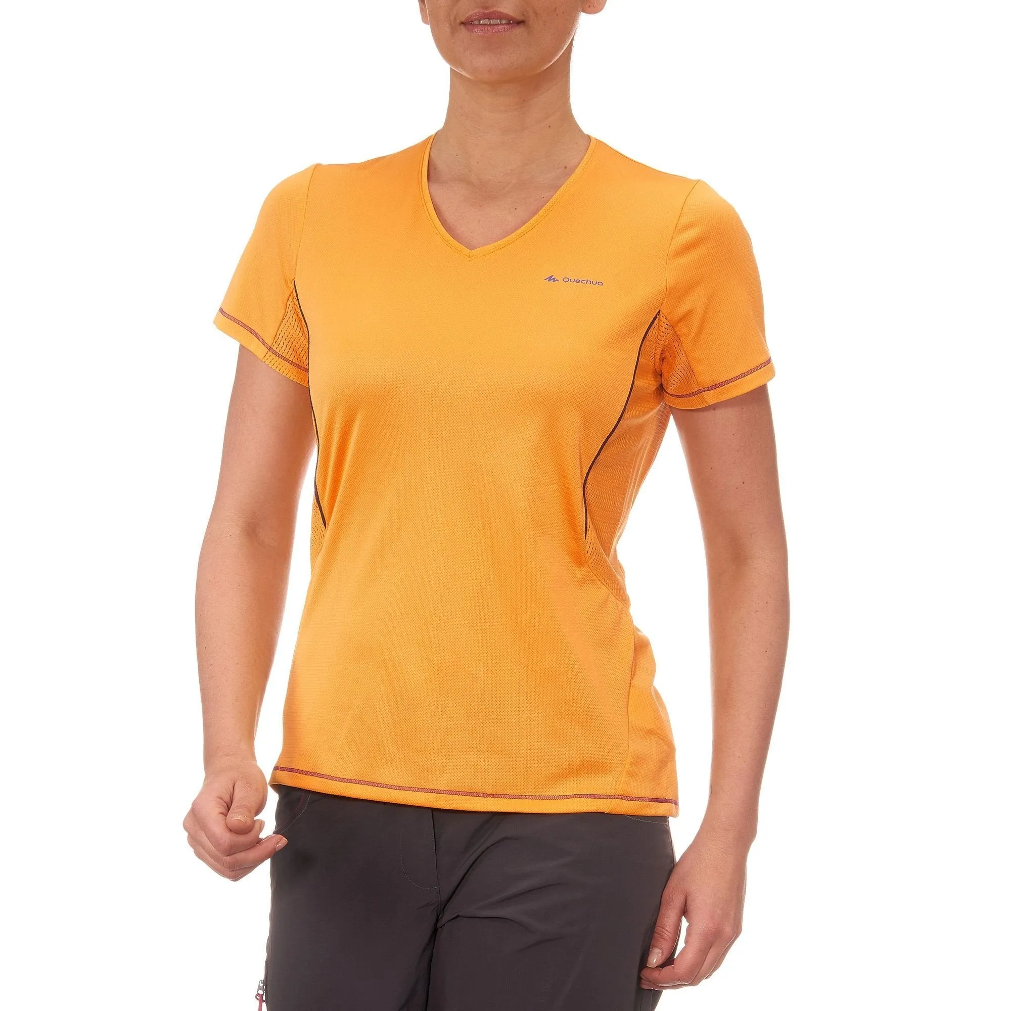 Women's Short-sleeved Shirt Forclaz 100
