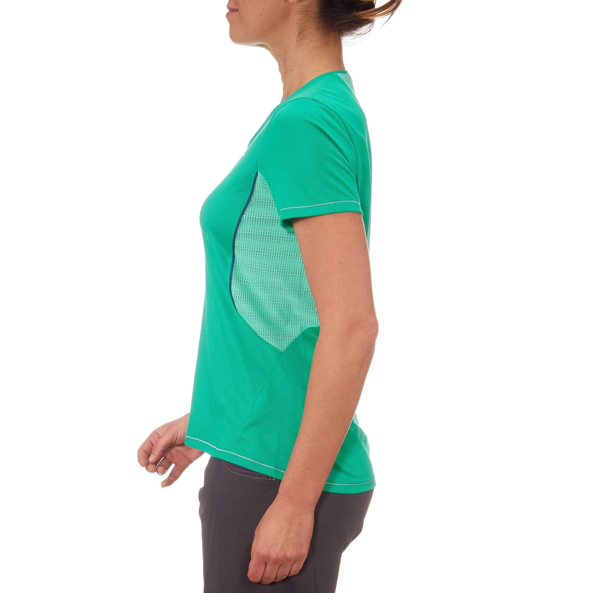 Women's Short-sleeved Shirt Forclaz 100