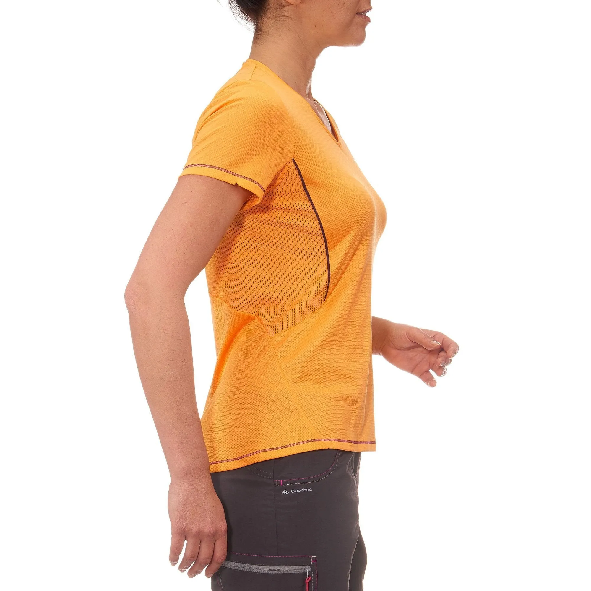 Women's Short-sleeved Shirt Forclaz 100