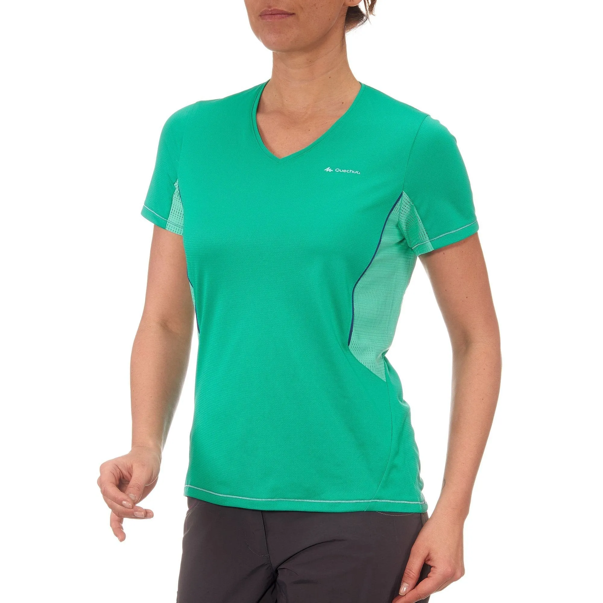 Women's Short-sleeved Shirt Forclaz 100