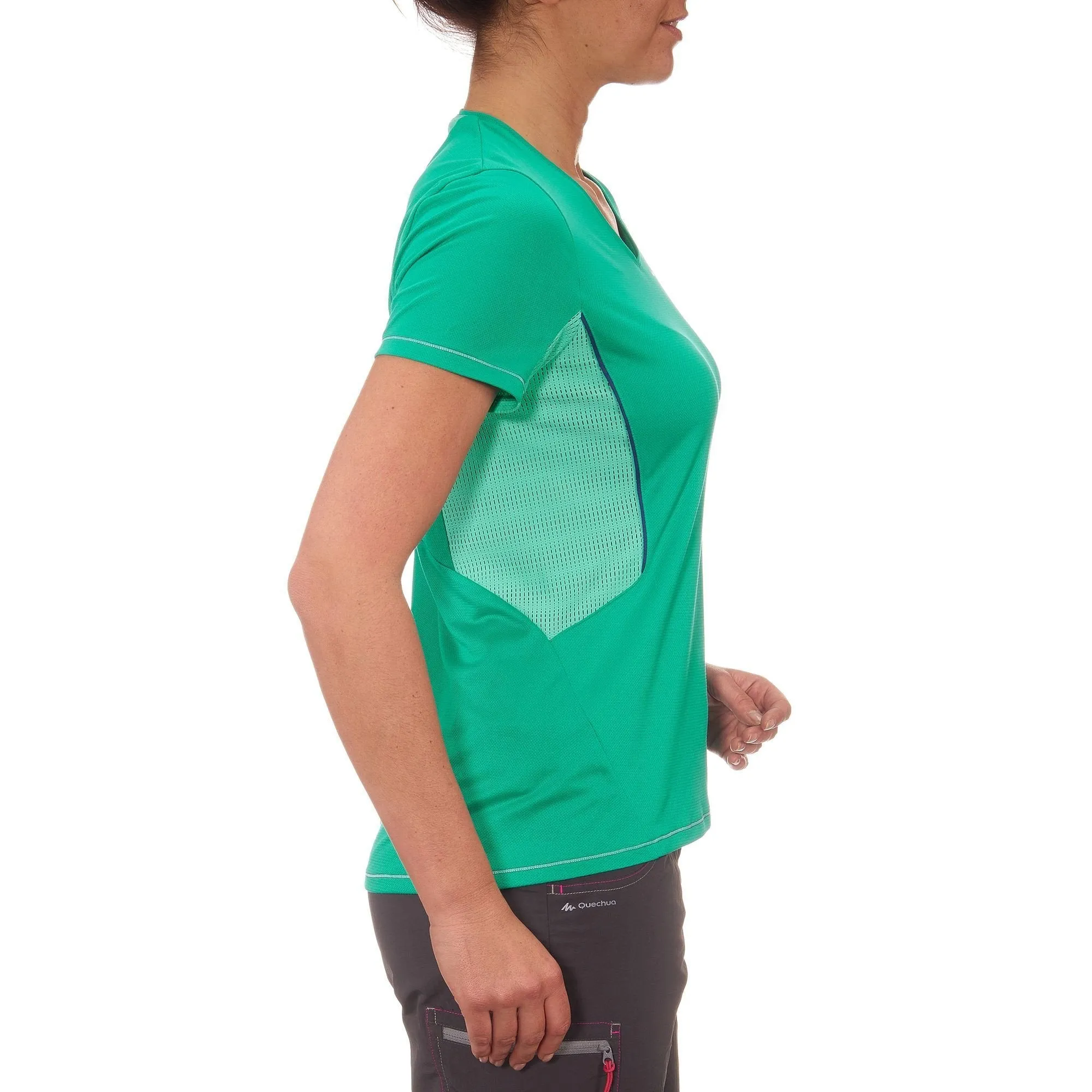 Women's Short-sleeved Shirt Forclaz 100